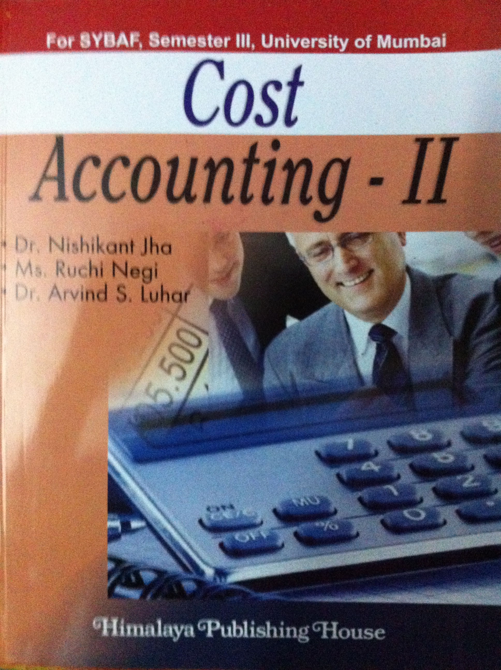 Cost Accounting II SYBAF 2014-15